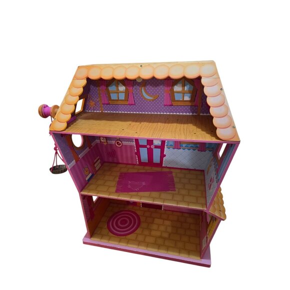 Lalaloopsy Sew Magical House Jumbo Wooden Doll House 42.3 x 39.5 x 15 RARE READ - Picture 2 of 16